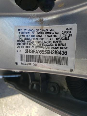 Photo 11 VIN: 2HGFA16559H319436 - HONDA CIVIC 