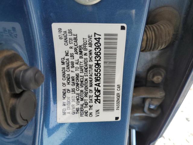 Photo 11 VIN: 2HGFA16559H363047 - HONDA CIVIC 