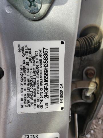 Photo 11 VIN: 2HGFA16569H358357 - HONDA CIVIC LX 