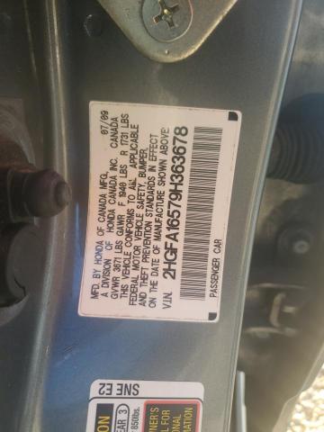 Photo 11 VIN: 2HGFA16579H363678 - HONDA CIVIC LX 