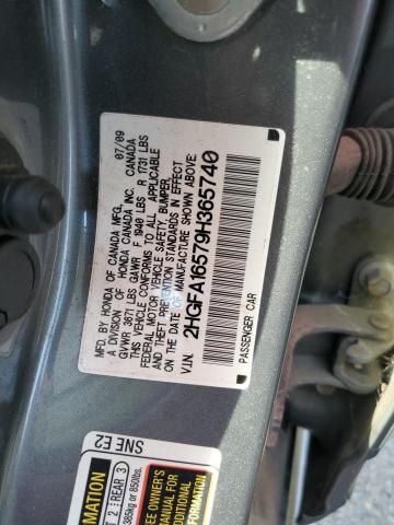 Photo 11 VIN: 2HGFA16579H365740 - HONDA CIVIC 