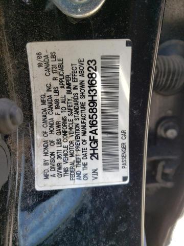 Photo 9 VIN: 2HGFA16589H316823 - HONDA CIVIC LX 