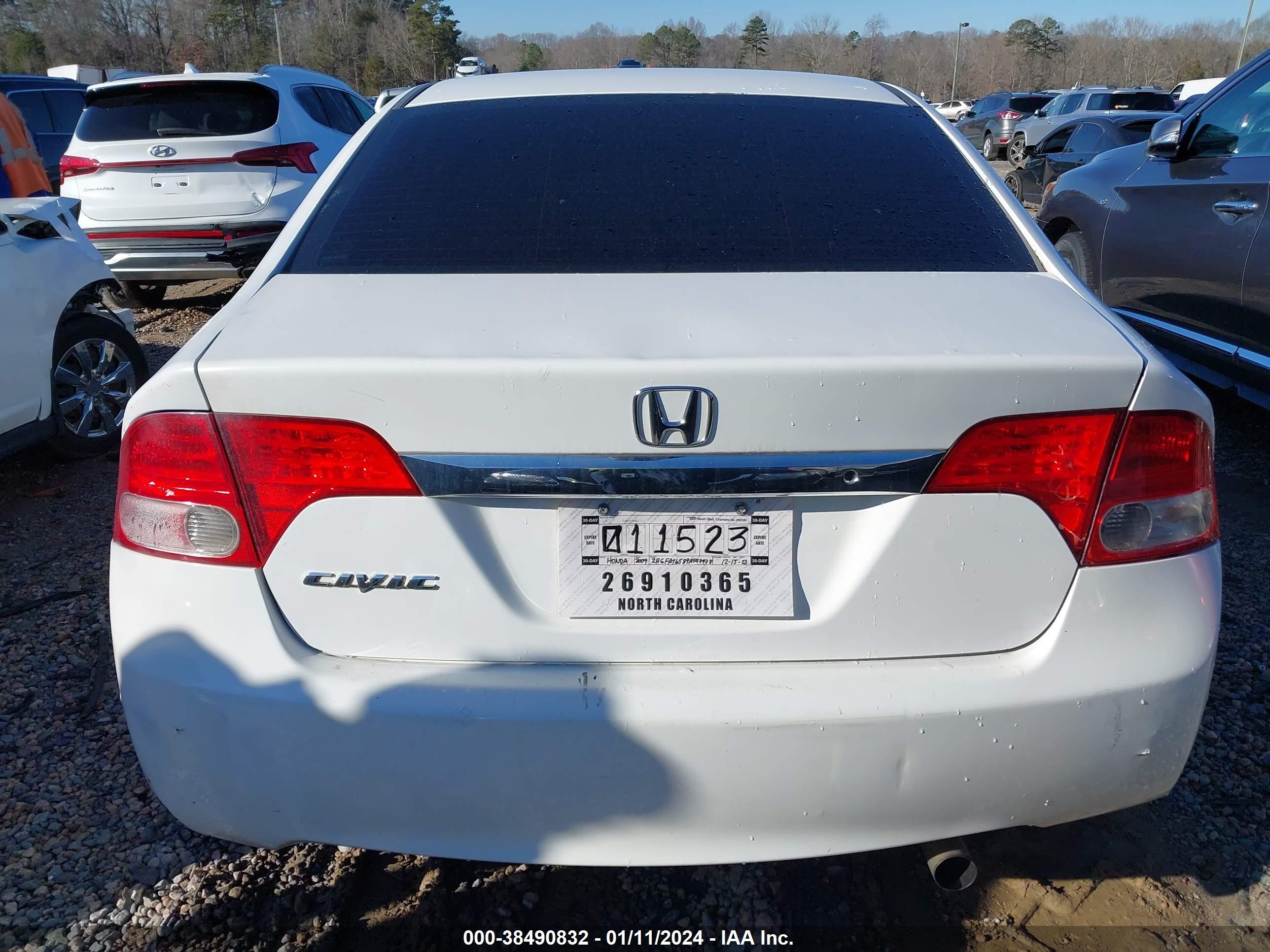 Photo 15 VIN: 2HGFA16589H547978 - HONDA CIVIC 