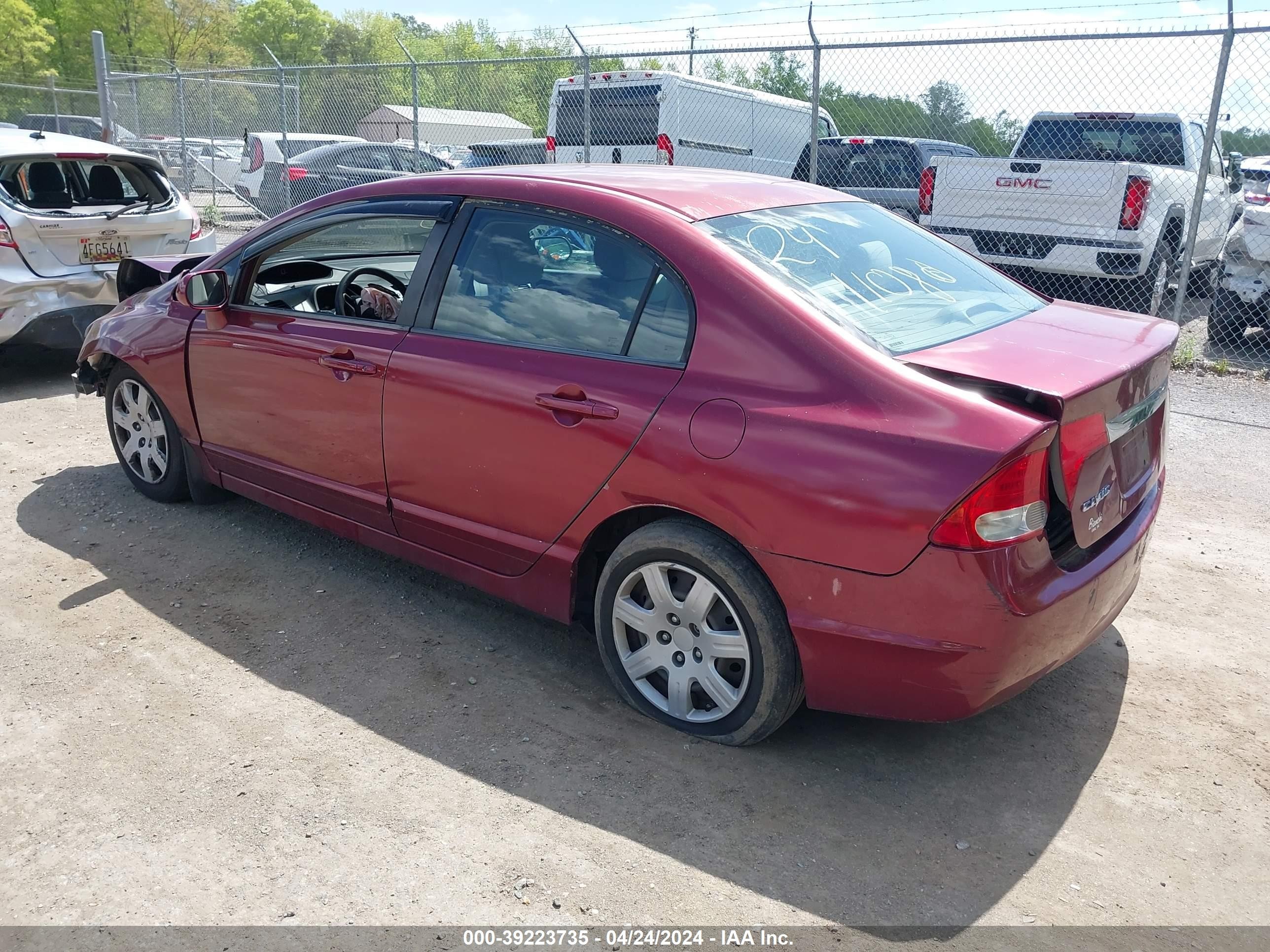 Photo 2 VIN: 2HGFA165X9H354330 - HONDA CIVIC 