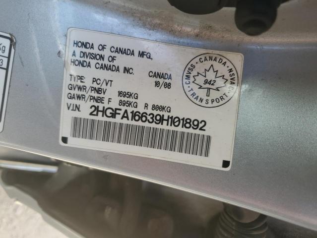 Photo 12 VIN: 2HGFA16639H101892 - HONDA CIVIC 