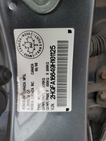 Photo 11 VIN: 2HGFA16649H101125 - HONDA CIVIC 