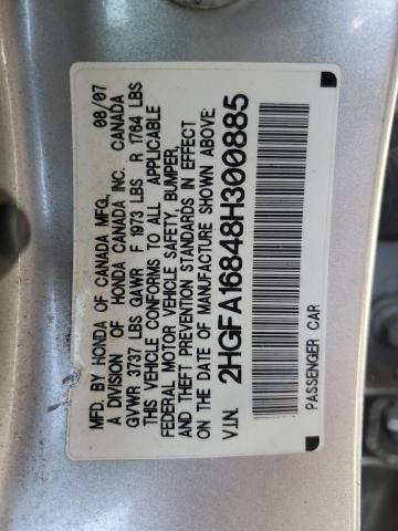 Photo 11 VIN: 2HGFA16848H300885 - HONDA CIVIC EX 