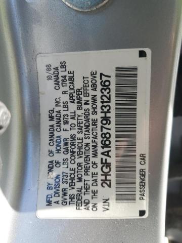 Photo 12 VIN: 2HGFA16879H312367 - HONDA CIVIC 