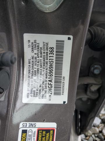 Photo 11 VIN: 2HGFA16969H511368 - HONDA CIVIC EXL 