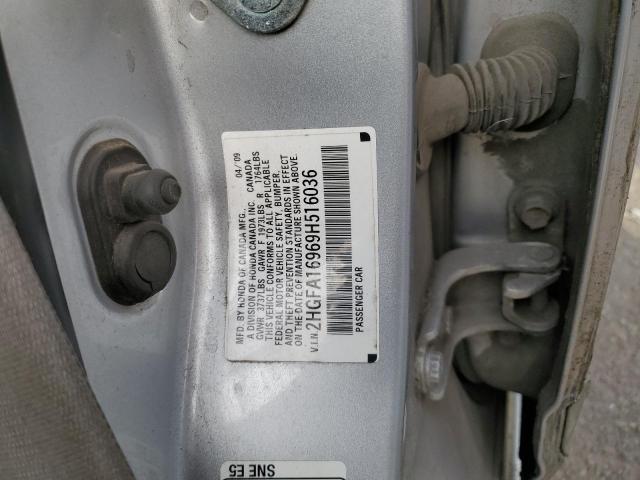 Photo 12 VIN: 2HGFA16969H516036 - HONDA CIVIC EXL 