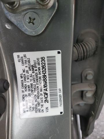 Photo 12 VIN: 2HGFA16988H326236 - HONDA CIVIC EXL 