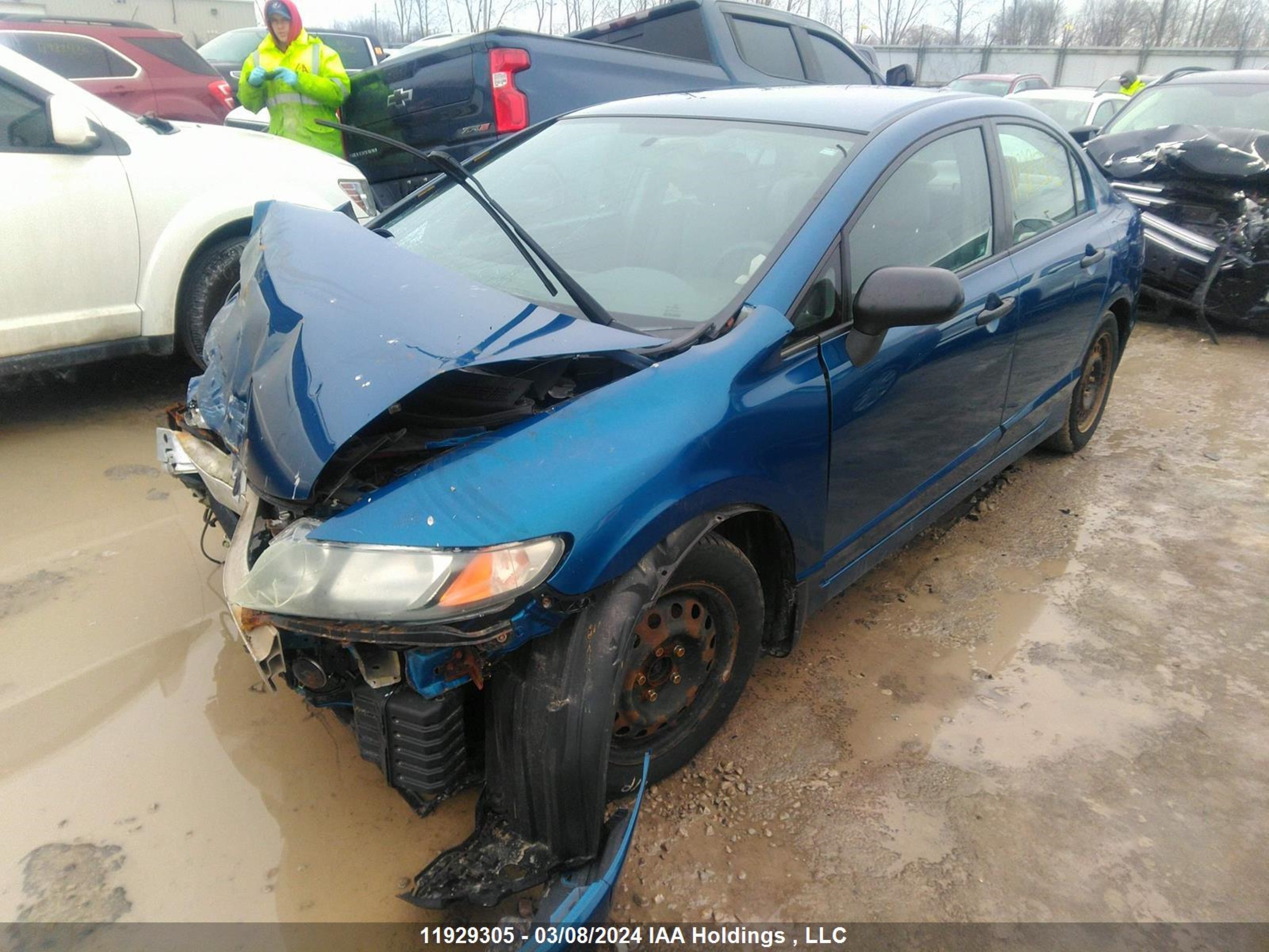 Photo 1 VIN: 2HGFA1E44BH008739 - HONDA CIVIC 