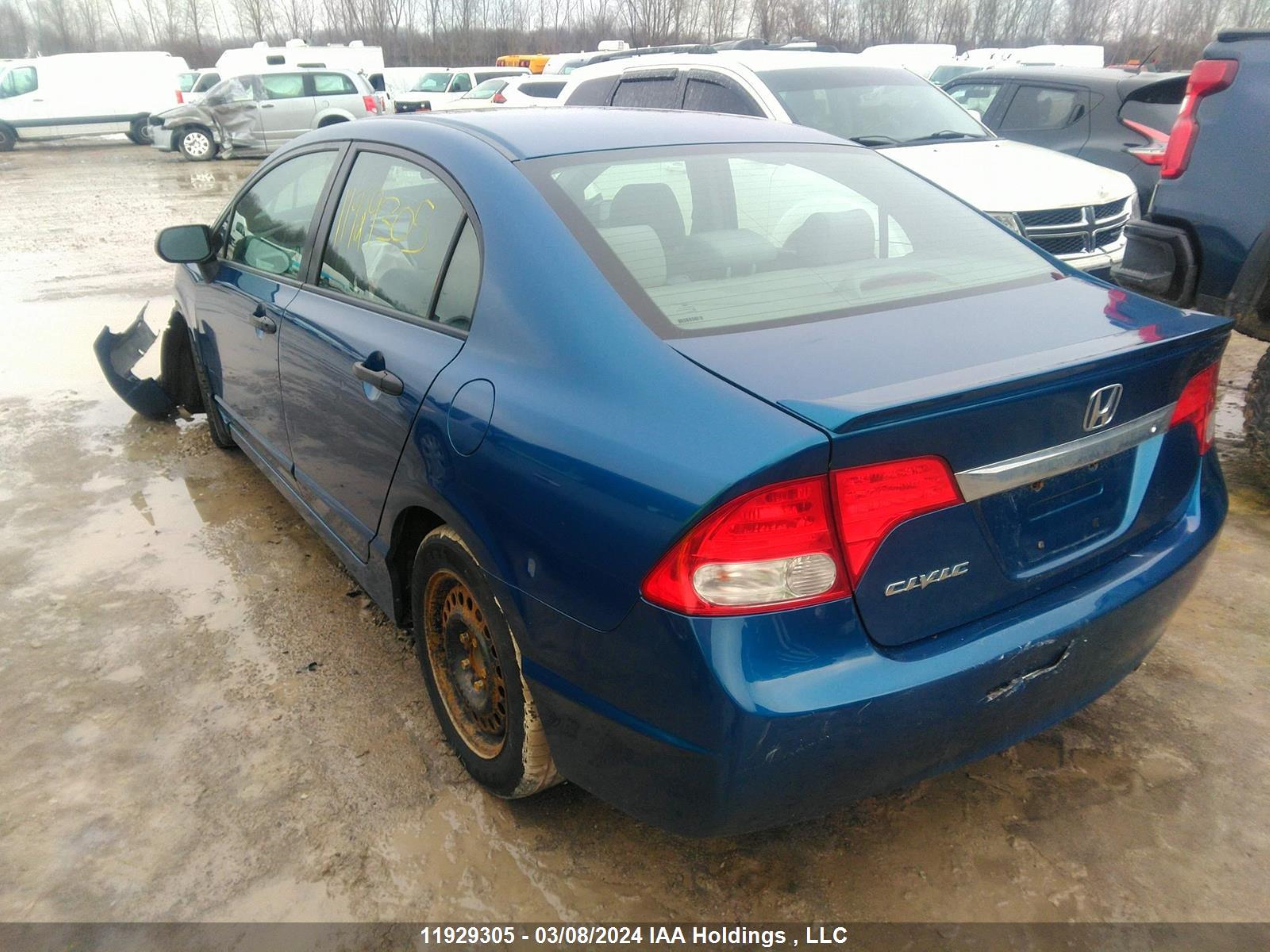 Photo 2 VIN: 2HGFA1E44BH008739 - HONDA CIVIC 