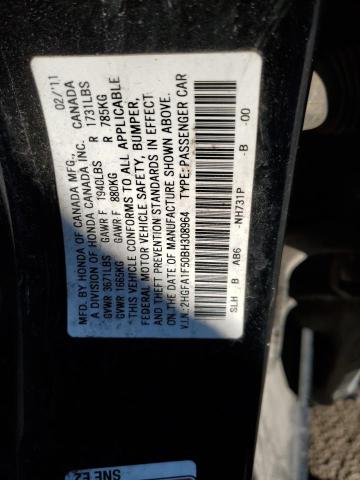 Photo 11 VIN: 2HGFA1F50BH308964 - HONDA CIVIC LX 