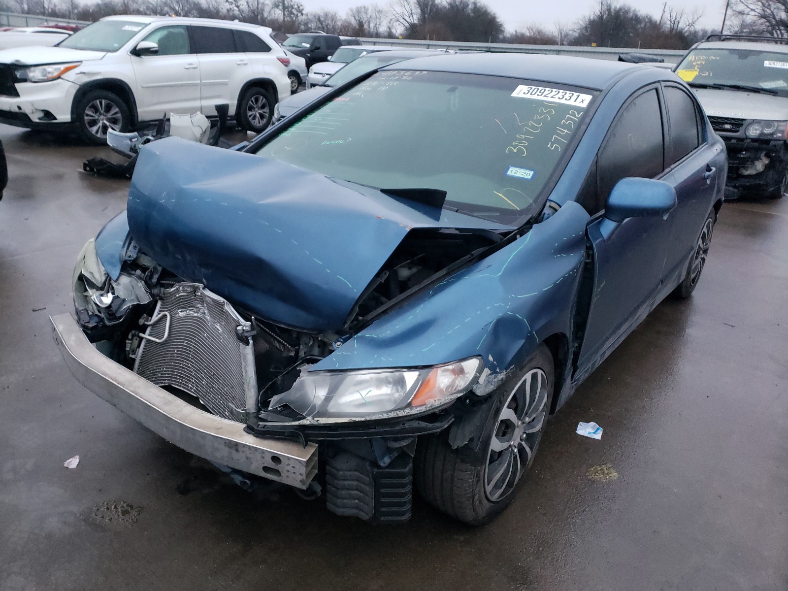 Photo 1 VIN: 2HGFA1F52AH574372 - HONDA CIVIC LX 