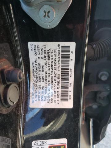 Photo 9 VIN: 2HGFA1F53AH325353 - HONDA CIVIC LX 