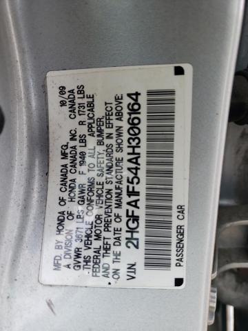 Photo 11 VIN: 2HGFA1F54AH306164 - HONDA CIVIC 