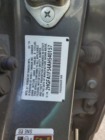 Photo 11 VIN: 2HGFA1F54AH540157 - HONDA CIVIC LX 