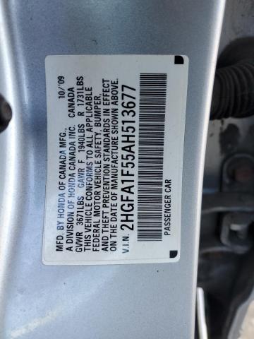 Photo 12 VIN: 2HGFA1F55AH513677 - HONDA CIVIC LX 