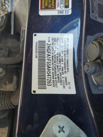 Photo 11 VIN: 2HGFA1F55AH547263 - HONDA CIVIC LX 