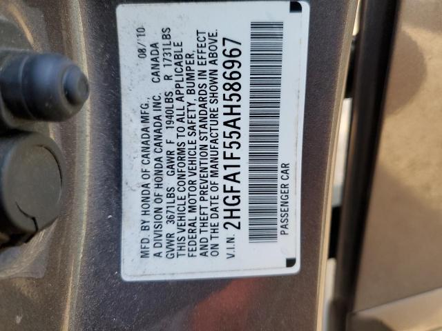 Photo 11 VIN: 2HGFA1F55AH586967 - HONDA CIVIC LX 