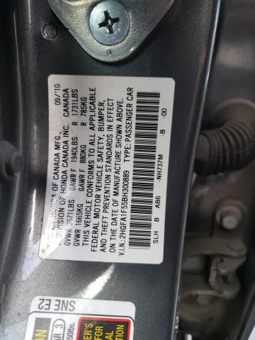 Photo 12 VIN: 2HGFA1F55BH300889 - HONDA CIVIC LX 