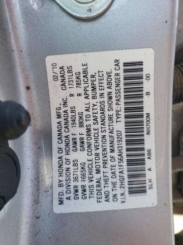 Photo 11 VIN: 2HGFA1F56AH319207 - HONDA CIVIC LX 