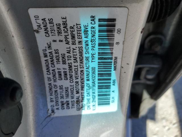 Photo 11 VIN: 2HGFA1F56AH323600 - HONDA CIVIC 