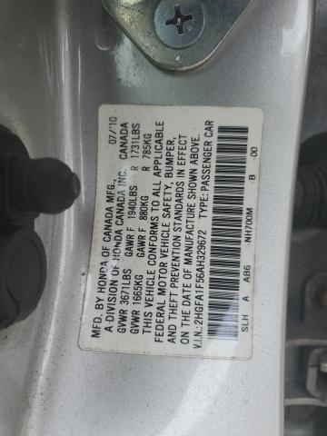 Photo 11 VIN: 2HGFA1F56AH329672 - HONDA CIVIC 