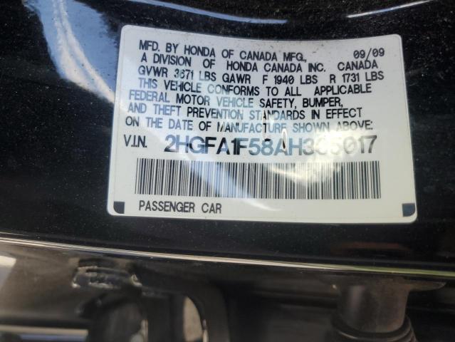 Photo 12 VIN: 2HGFA1F58AH305017 - HONDA CIVIC 