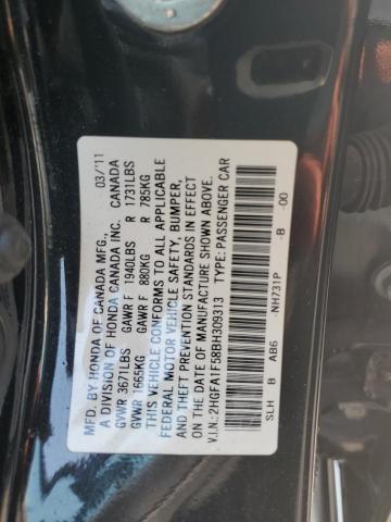 Photo 11 VIN: 2HGFA1F58BH309313 - HONDA CIVIC 