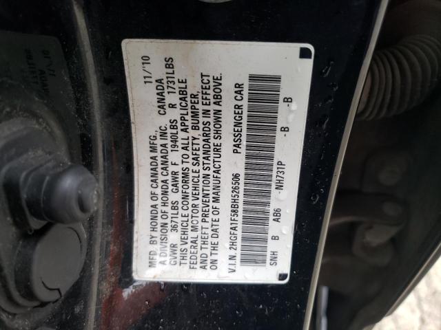 Photo 12 VIN: 2HGFA1F58BH526506 - HONDA CIVIC 