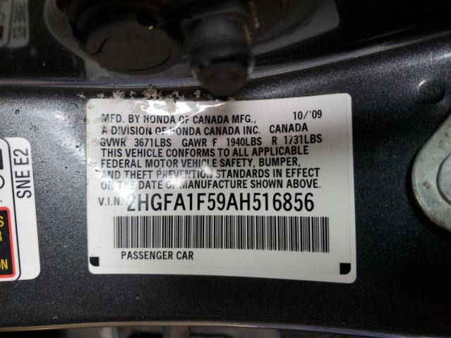 Photo 11 VIN: 2HGFA1F59AH516856 - HONDA CIVIC 