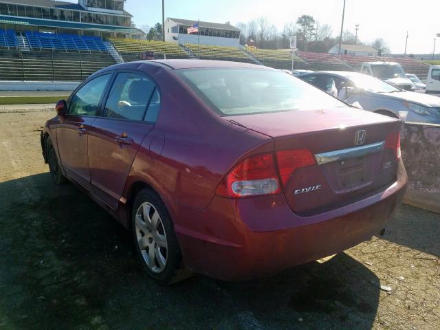 Photo 2 VIN: 2HGFA1F59BH500755 - HONDA CIVIC LX 