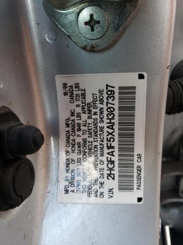 Photo 12 VIN: 2HGFA1F5XAH307397 - HONDA CIVIC LX 