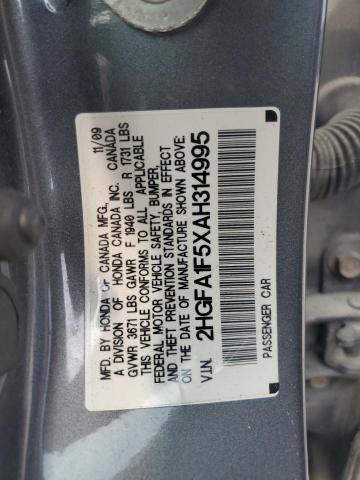 Photo 11 VIN: 2HGFA1F5XAH314995 - HONDA CIVIC 