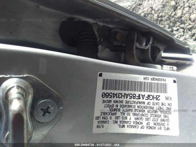 Photo 8 VIN: 2HGFA1F85AH314560 - HONDA CIVIC SDN 