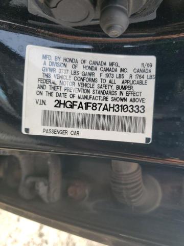 Photo 11 VIN: 2HGFA1F87AH310333 - HONDA CIVIC EX 