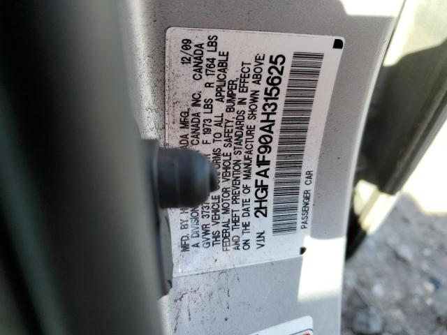 Photo 11 VIN: 2HGFA1F90AH315625 - HONDA CIVIC EXL 