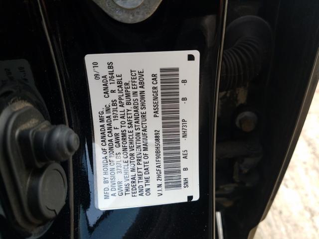 Photo 9 VIN: 2HGFA1F90BH508892 - HONDA CIVIC EXL 