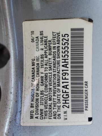 Photo 11 VIN: 2HGFA1F91AH555525 - HONDA CIVIC EXL 