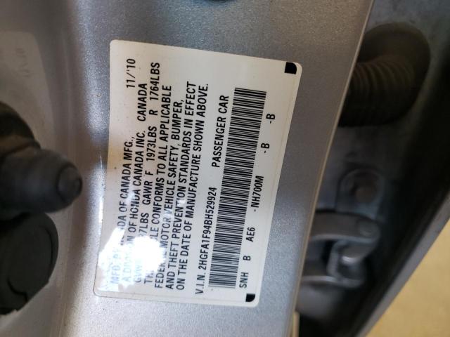 Photo 9 VIN: 2HGFA1F94BH529924 - HONDA CIVIC EXL 