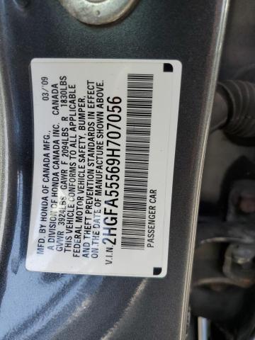 Photo 12 VIN: 2HGFA55569H707056 - HONDA CIVIC SI 