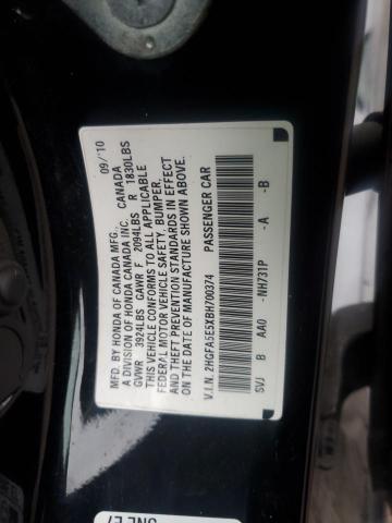 Photo 12 VIN: 2HGFA5E5XBH700374 - HONDA CIVIC SI 