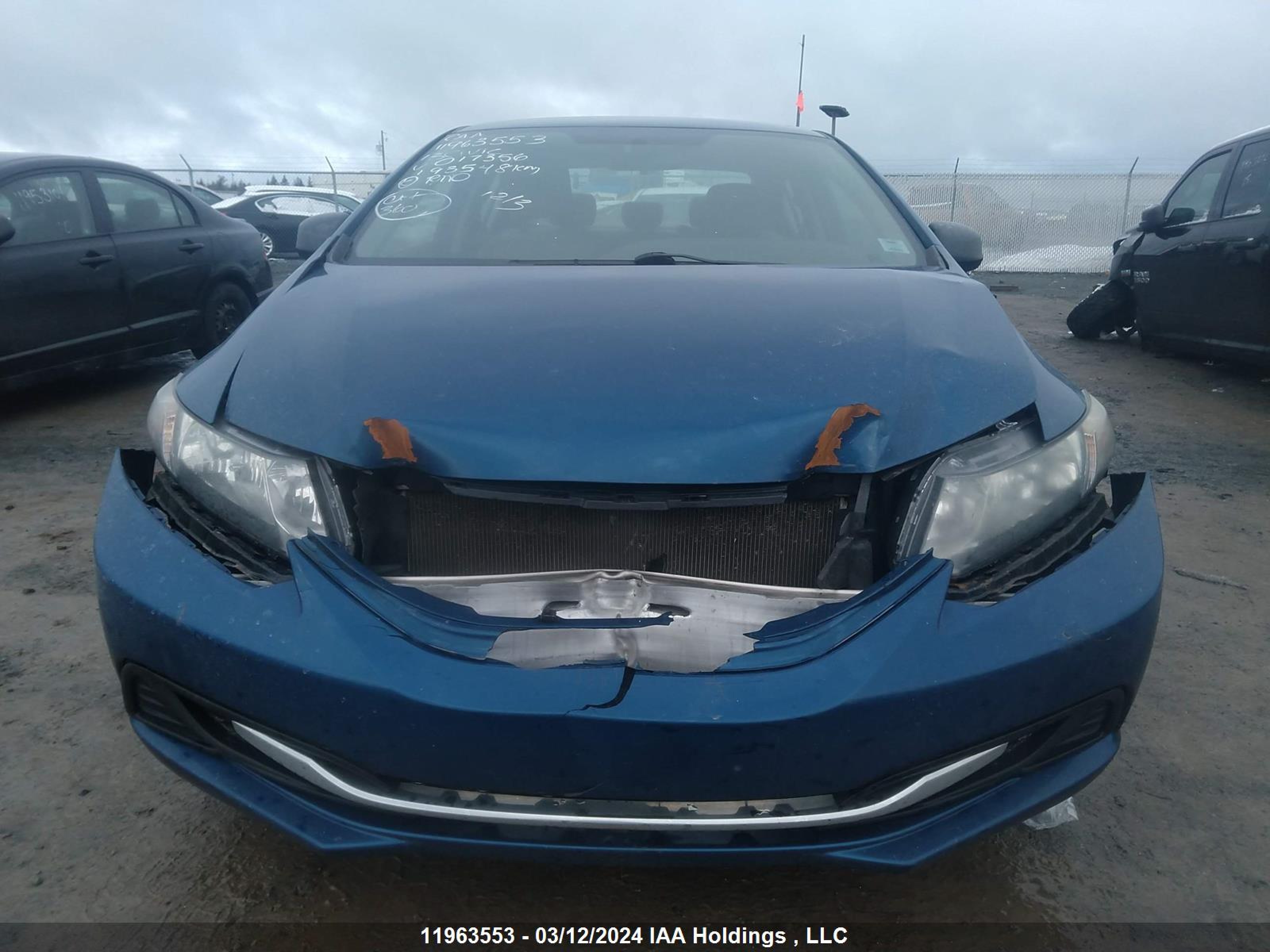 Photo 12 VIN: 2HGFB2E25DH017356 - HONDA CIVIC 