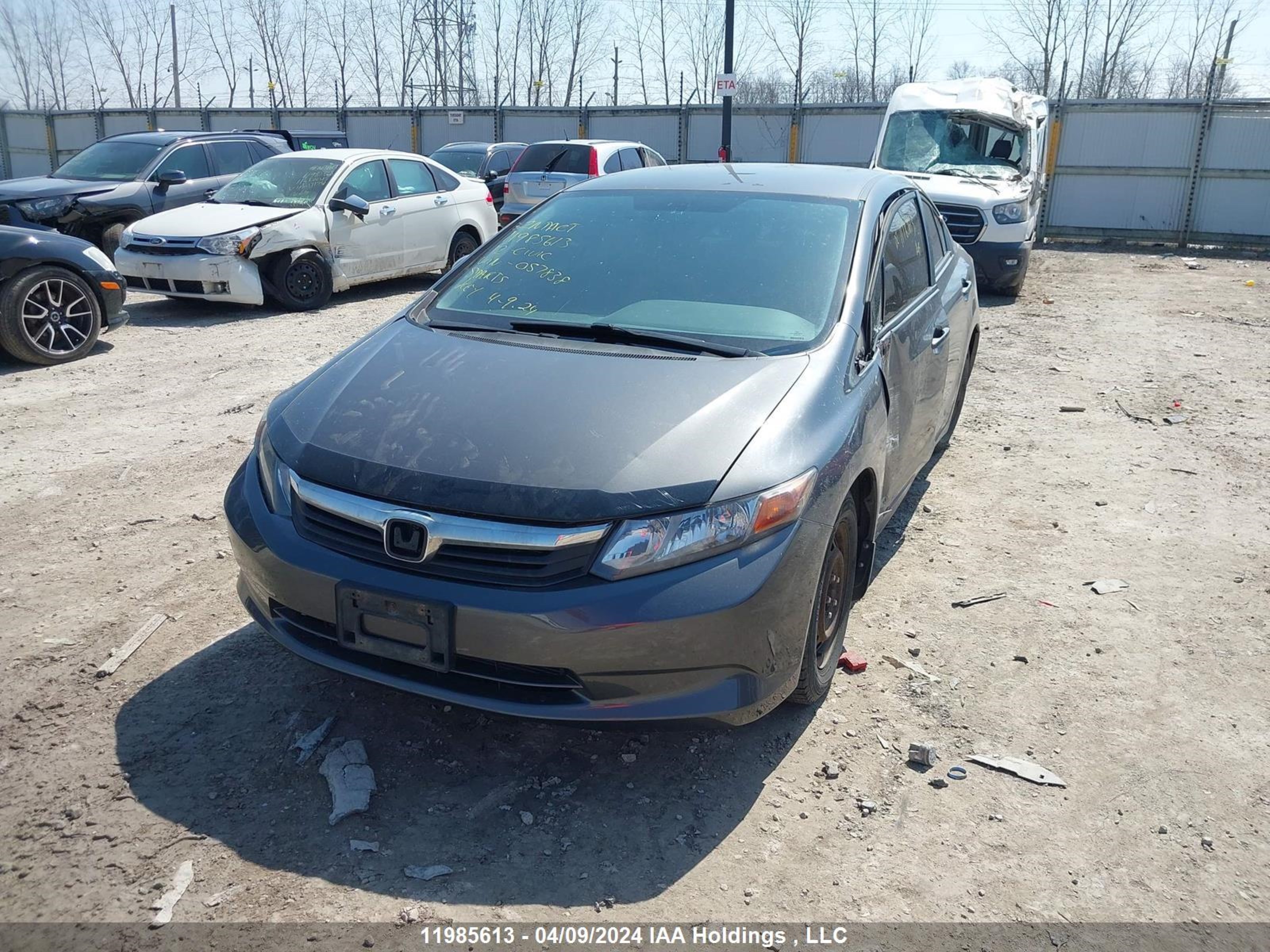 Photo 11 VIN: 2HGFB2E43CH057838 - HONDA CIVIC 