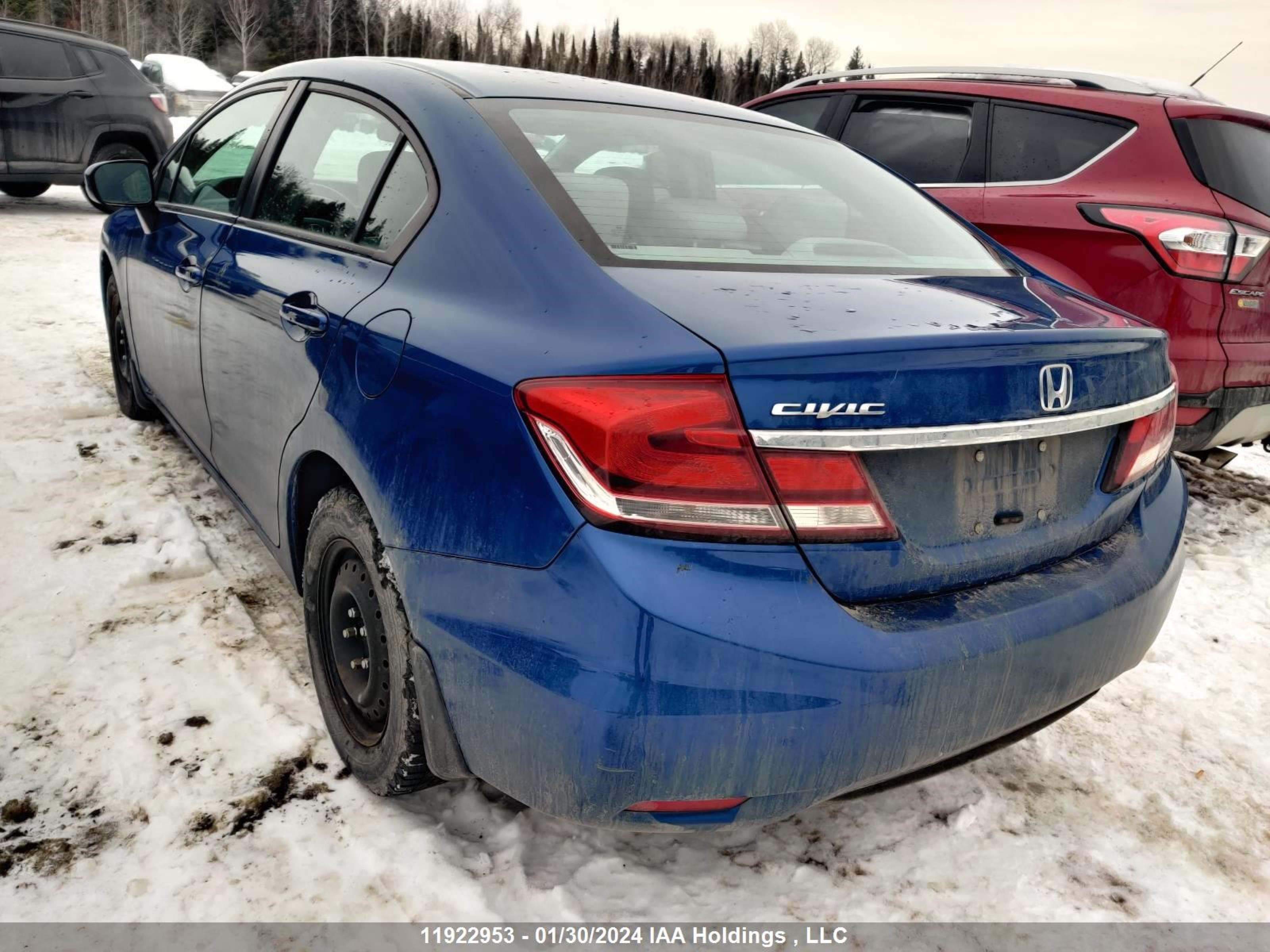 Photo 3 VIN: 2HGFB2E47EH036395 - HONDA CIVIC 