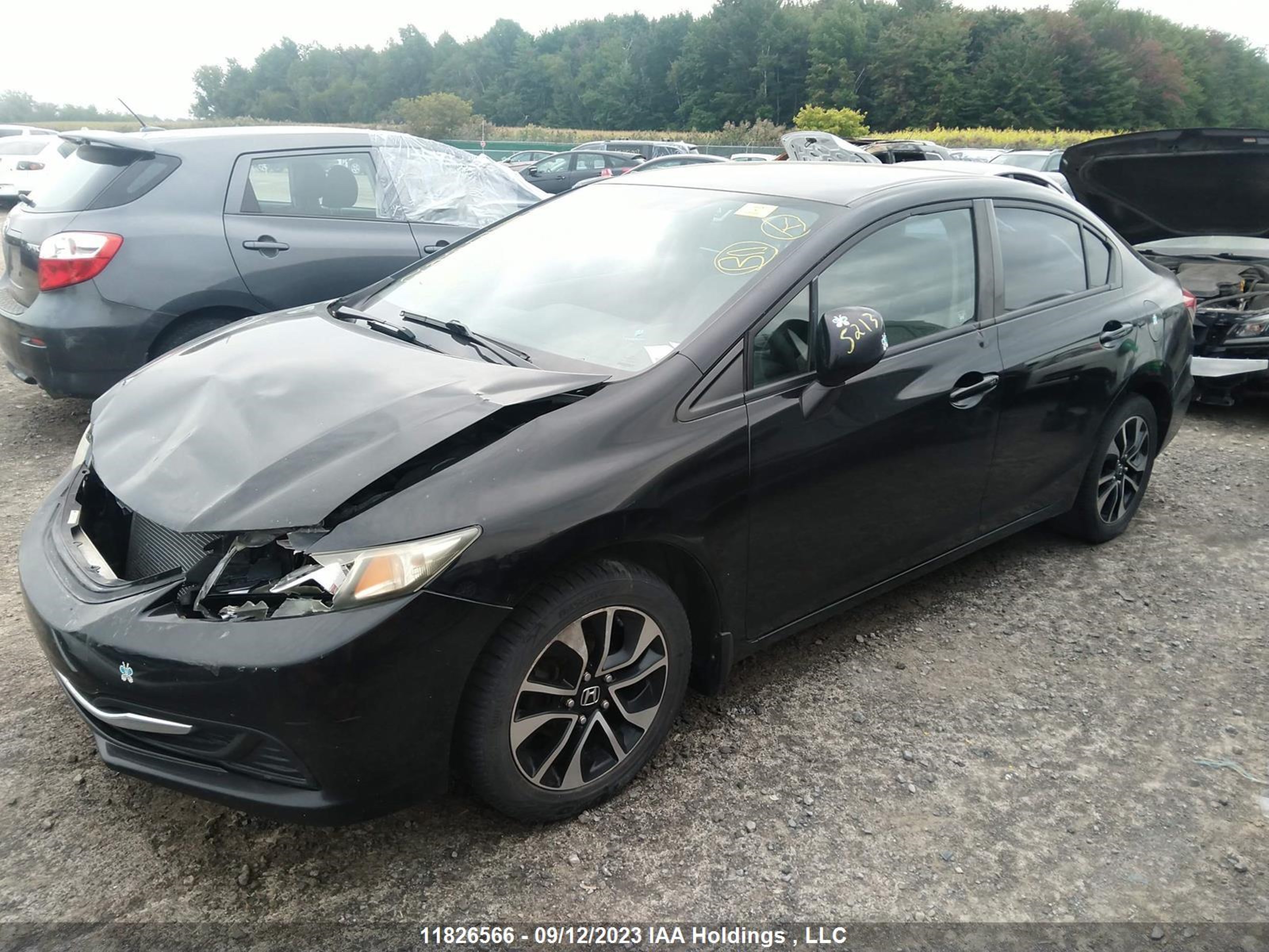 Photo 1 VIN: 2HGFB2E48DH010919 - HONDA CIVIC 