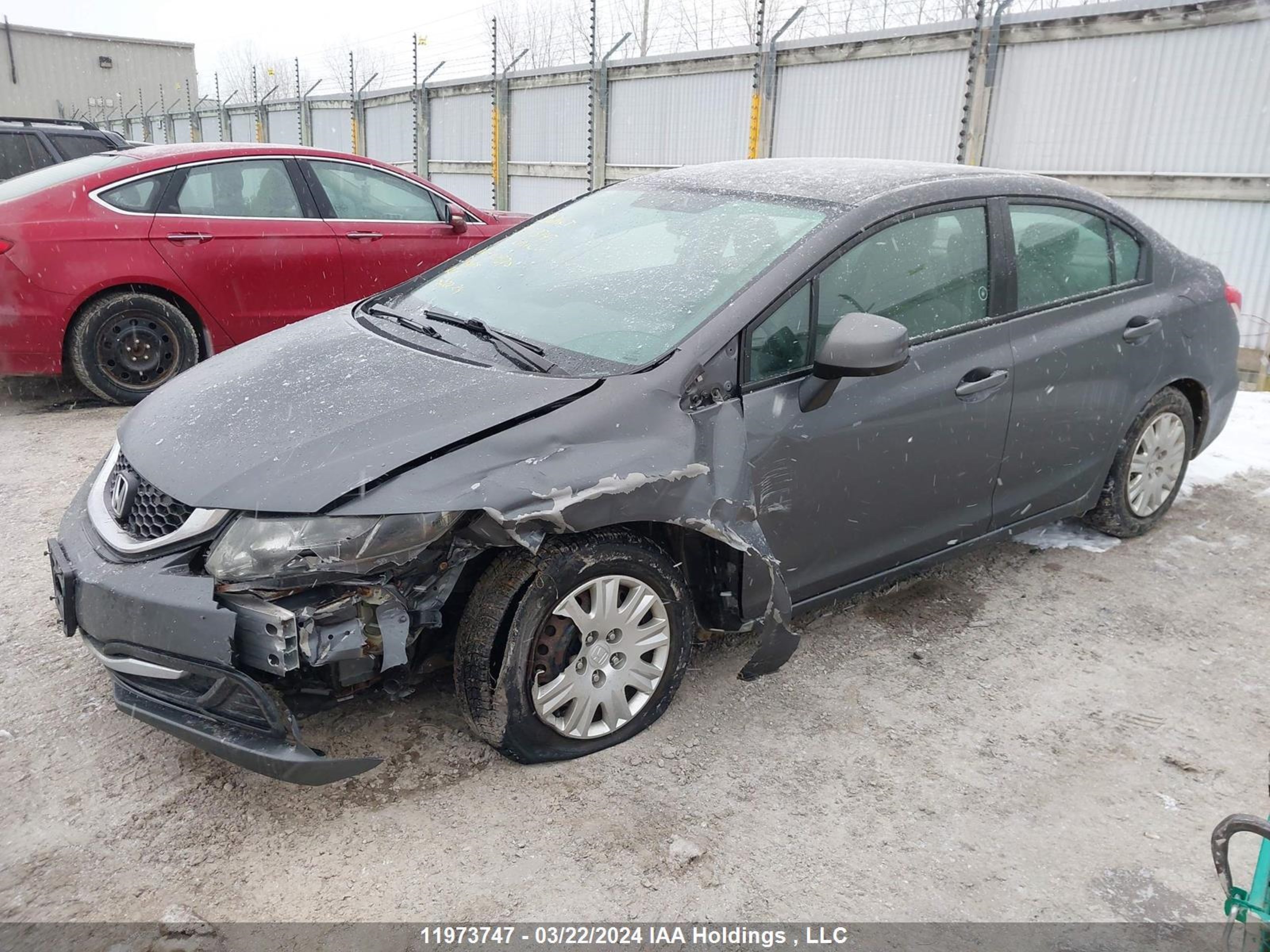 Photo 1 VIN: 2HGFB2E48DH011875 - HONDA CIVIC 