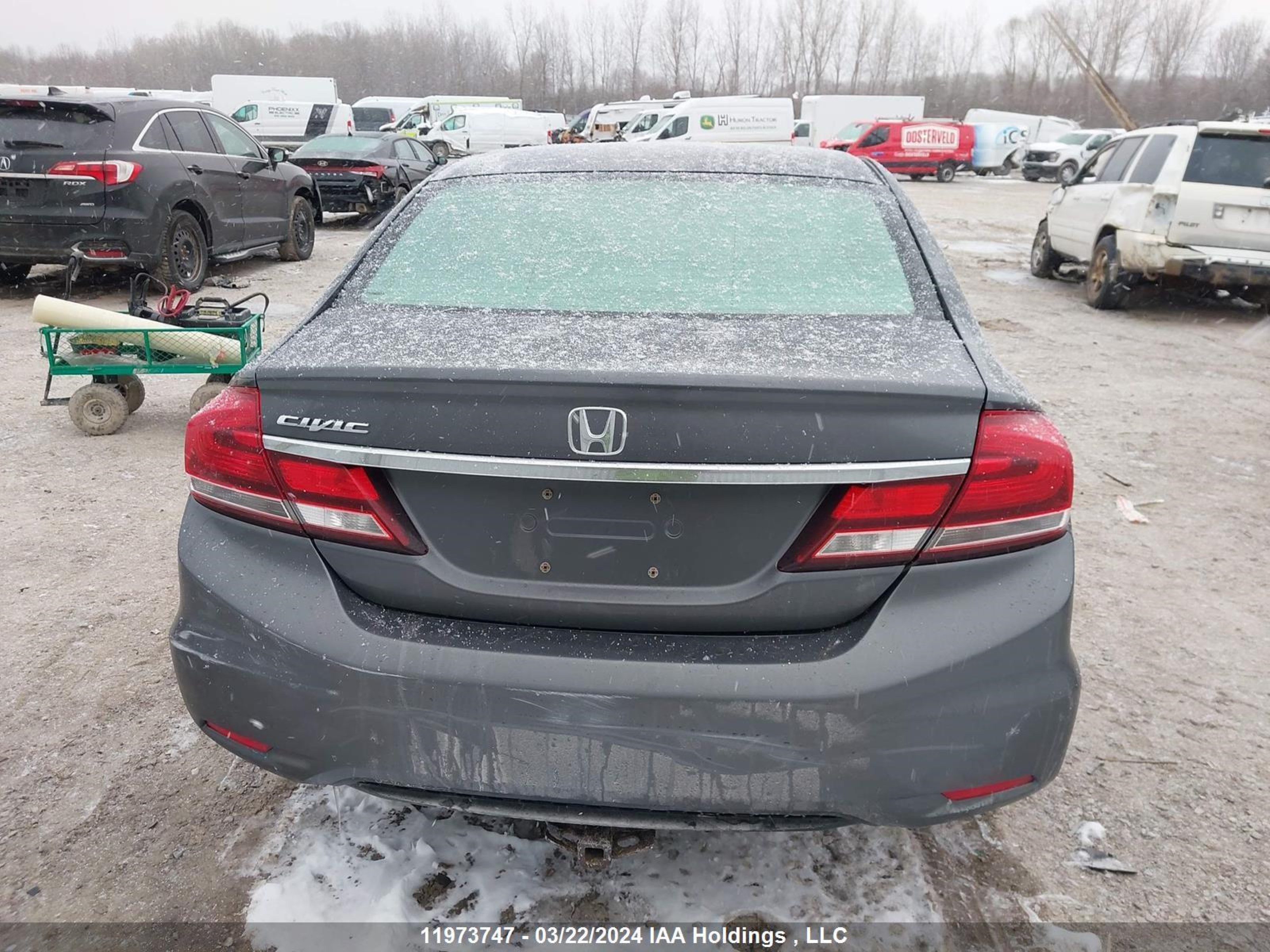 Photo 15 VIN: 2HGFB2E48DH011875 - HONDA CIVIC 